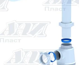 Снимка на 170WT21 СИФОН 1 1/2" Х 40 SPACE SAVING A5020