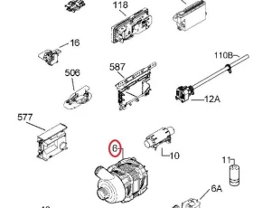 Снимка на Циркулационна помпа 1113170003 - ELECTROLUX