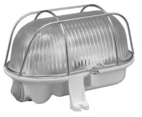 Снимка на 811PB05 Тяло осветително, поликарбонат, мет. мрежа OWAL60 UV защита