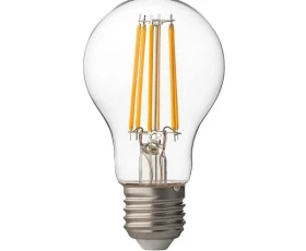 Снимка на LED filament лампа крушка, димираща, 8W, E27, 4200K, 220-240V AC, неутрална светлина