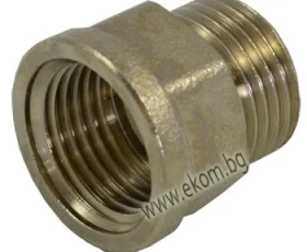 Снимка на Нипел-муфа 1/2"х1/2" М/Ж