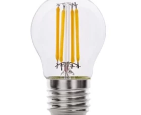 Снимка на LED filament лампа топка, димираща, 4W, E27, 4200K, 220-240V AC, неутрална светлина