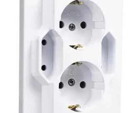 Снимка на 803АТ27 Контакт четворен Каре 3 Бял 16А,250V 5403