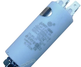 Снимка на 112LG01А Кондензатор 3mF/450VAC с кабелни обувки