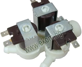 Снимка на 155LG01 Електромагнитвентил троен ф9,5мм 180°