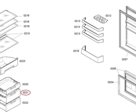 Снимка на Чекмедже за фризер 00448600 - BOSCH