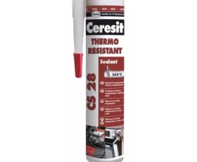 Снимка на 917HK01 Ceresit CS 28 термоустойчив силикон 300 мл червен