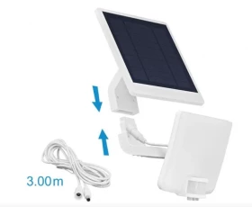 Снимка на СОЛАРЕН LED ПРОЖЕКТОР С PIR ДАТЧИК ЗА ДВИЖЕНИЕ 11W, 5000K, IP54