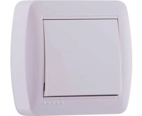 Снимка на 804ЕЛ14 Ключ открит монтаж Демет сх.1 бял 711-0200-100