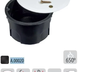 Снимка на 813PB08 Разклонителна кутия с капак и винтове