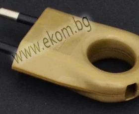 Снимка на 802МП07 Щепсел с дръжка 6 А ЕВРО Златист металик 10019.02