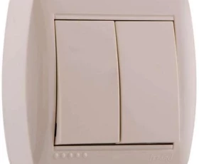 Снимка на 804ЕЛ06 Ключ открит монтаж Демет сх.5 крем 711-0300-101