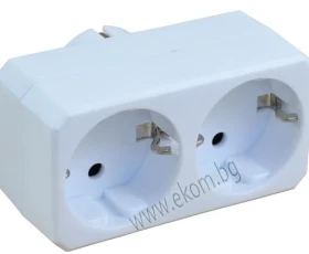 Снимка на 803KT01 Разклонител двоен за контакт 603005