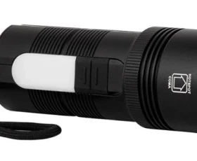 Снимка на LED Фенер със зуум, странично светене и power bank функция 10W/3W, 6500K/3500K, 5V DC, IP44