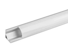 Снимка на Алуминиев профил за LED лента, за открит монтаж, ъглов, 3м