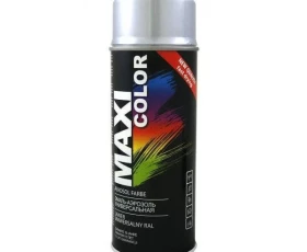 Снимка на 903MR12 Акрилен спрей 400 ml RAL 9006 гланц сребристо MAXI COLOR
