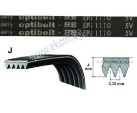 Снимка на 116LG187 Ремък 1110мм J4 EL гумен