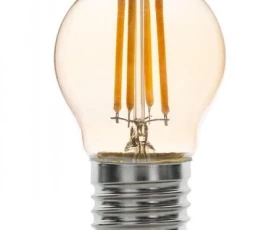 Снимка на LED FILAMENT ТОПКА, ДИМИРАЩА, 4W, E27, 2500K, 220V AC, АМБЪР