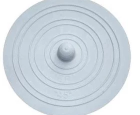 Снимка на 103WT28 Тапа за подов сифон – гумена бяла