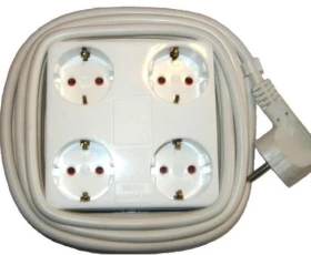 Снимка на Съединител 4х16А със шнур 3m каре