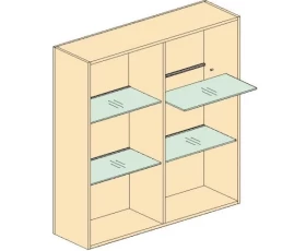 Снимка на СВЕТОДИОДЕН ПРОФИЛ ЗА СТЪКЛЕНА ПОЛИЦА, 4.5W, 4000K, 12V DC, НЕУТРАЛНА СВЕТЛИНА, SMD 2835