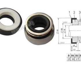 Снимка на 413LG03 Механичен уплътнител H-15mm