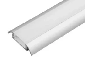 Снимка на АЛУМИНИЕВ ПРОФИЛ ЗА LED ЛЕНТА ЗА ВЪНШЕН МОНТАЖ, ТЕСЕН, 2М