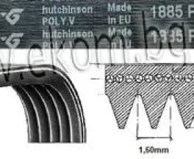 Снимка на 116LG287A Ремък 1885мм H8 гумен