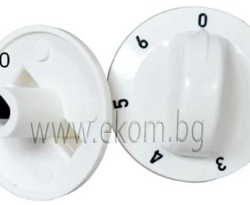 Снимка на 341CU39 Врътка за печка BEKO - 7 такта бяла гравирана