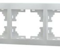Снимка на 803ЕЛ16 Рамка за контакт тройна Мира бяла 701-0200-148