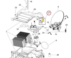 Снимка на Сензор за ниво 628635 - INDESIT