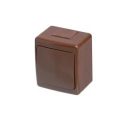 Снимка на 804PB00 Светлинен ключ BETA сх.1 ОМ кафяв IP44