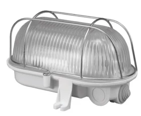 Снимка на 811PB02 Тяло осветително, поликарбонат, мет. мрежа OWAL100 UV защита