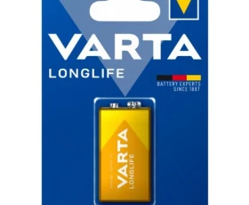 Снимка на 902VR08 Алкална батерия Varta Longlife 9V 6LP3146