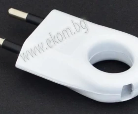 Снимка на 802МП06 Щепсел с дръжка 6 А ЕВРО Бял 10019.01