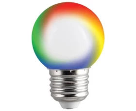 Снимка на 815VX04 LED Лaмпa 230V G45 0.5W E27 RGB седем цвята VIV003543