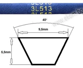 Снимка на 116LG05A Ремък 3L 513