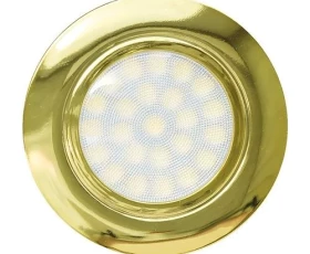 Снимка на Мини LED луна за вграждане 4W, 4200K, 220-240V AC, IP44, злато