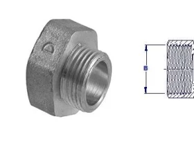Снимка на 103TM53 Нипел-муфа 3/8х1/2"