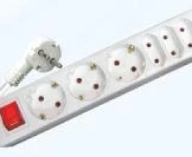 Снимка на Съединител 3х16А+4х2,5А със шнур и ключ 3m