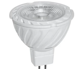 Снимка на LED луничка 6W, MR16, 2700K, 12V AC/DC, топла светлина, COB