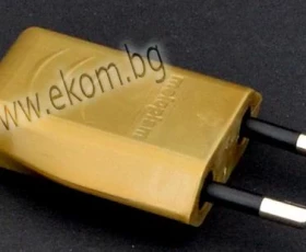 Снимка на 802МП02 Щепсел 6 А ЕВРО Златист металик 10018.02