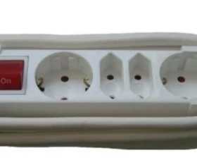 Снимка на Съединител 2х16А+2х2,5А със шнур и ключ 5m