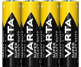Снимка на 902VR15 Усилени цинкови батерии Varta Super Heavy Duty R6 AA 4 бр.