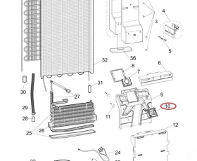 Снимка на Мотор за вентилатор C00301746 - HOT POINT ARISTON