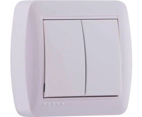 Снимка на 804ЕЛ15 Ключ открит монтаж Демет сх.5 бял 711-0200-101