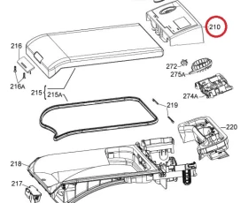 Снимка на Горен панел 140013794015 - ELECTROLUX