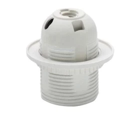 Снимка на 806HZ00 Фасунга с ринг бяла Е27 HL584