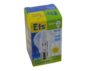 Снимка на Халогенна лампа A55/E27 53W 230V