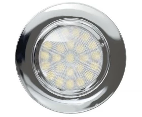 Снимка на Мини LED луна за вграждане 4W, 4200K, 220-240V AC, IP44, хром